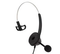 Dioche Casque Téléphonique à Face à Contre-Bruit Confortable avec Fiche RJ9 pour Les Centres d'appel et Utilisation du Bureau en Noir