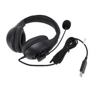 Dioche Casque USB avec Casque USB avec Micro, Tige de Microphone à Col de Cygne, Réduction du Bruit pour Les étudiants Qui écoutent et Parlent, Parfait pour Les Examens, Confort Durable avec Réglage