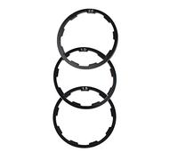 Dioche Cassette Spacer Cassette Spacer Alliage D'aluminium 3 Pcs 1Mm 1.5Mm 2Mm Moyeu De Volant De Vélo Spacerycle Pédalier Essieu Rondelle Joint