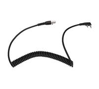 Dioche Cc-ken Câble spiralé 2 Broches vers 2 Broches vers 5 pour Radios et Casques Bidirectionnels HYT/Relm - Câble Audio Rétractable Durable avec Connecteur 5
