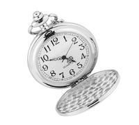 Dioche Chain GussCollier de Montre de Poche Analogique à Quartz Classique avec Chaîne - Alliage Durable, Affichage Arabe Facile à Lire, Design élégant, Cadeau Parfait pour Toutes Les Occasions