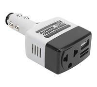 Dioche Chargeur de Voiture, ABS Noir 12 V/24 V convertisseur d'alimentation Mobile USB Chargeur Automatique Compatible pour Le Chargement de téléphone Portable Noir