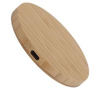 Dioche Chargeur sans Fil Chargeur sans Fil 15 W Station de Charge Rapide Eco-Bamboo pour Note 8 et S8, Prenant en Charge Une Conception Efficace et Ultra-Mince, Compatible avec Divers Appareils