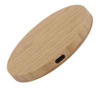 Dioche Charging P15W Chargeur sans Fil Station de Charge Rapide Eco-Bamboo pour Note 8 et S8, Prenant en Charge Un Design Efficace et Ultra-Mince, Compatible avec Divers Smartphones Compatibles