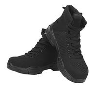 Dioche Chaussures de sécurité pour Hommes, Chaussures à Bout en Acier, Chaussures Hautes pour Hommes Respirantes, Chaussures de randonnée en Plein air légères Anti-crevaison et Anti-fracas(42-42)