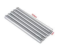 Dioche Cire à Cacheter Paquet de 5 Bâtons de Cire à Cacheter Rouges, Parfaits pour Sceller des Invitations d'anniversaire et de Mariage Vintage, et pour Décorer le Courrier et les colis. (argent