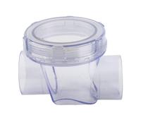 Dioche Clapet Anti-retour en PVC de 1 Pouce - Prévention du Refoulement des Toilettes - Clapet Anti-retour Unidirectionnel en PVC - Contrôle des Odeurs et Résistance aux Fuites - Installation Facile