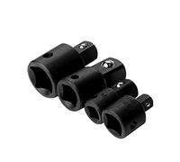 Dioche Conversions de Tournevis à Percussion en Acier Durable 1/4", 3/8", 1/2" pour Projets Automobiles et de Bricolage