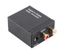 Dioche Convertisseur Audio Numérique vers Analogique - Boîtier de Commutation Audio Optique vers, Convertisseur Coaxial/Toslink vers L/R - Design Compact, Plug and Play, adapté pour la Maison
