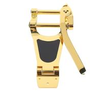 Dioche Cordier de Pont de Guitare électrique pour Guitares électriques Creuses Jazz - Cordier Trémolo en Alliage de Zinc de Remplacement pour ETC ES355, Réglage Facile, Finition Argentée (Doré)