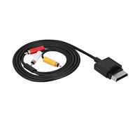 Dioche Cordon AV Composite 1,8 M 360 Slim Câble Vidéo et ABS de qualité Composant - Remplacement Parfait pour les Anciens Câbles AV - Un Accessoire de Jeu Essentiel