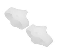 Dioche Correcteur D'oignon Orthèses Séparateur D'orteil Soulagement de la Douleur Ajusteur D'os des Pieds Ajusteur D'oignon en Silicone pour les Personnes Souffrant D'hallux Valgus et (WHITE)