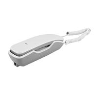 Dioche Cortelco Phone Téléphone Mural avec Fonctions de Recomposition du Dernier Numéro, Sourdine et Pause - Son Clair, Protection de la Vie Privée, Facile à Utiliser - Blanc (White)