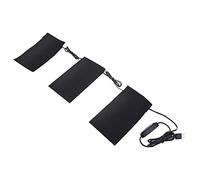 Dioche Coussin Chauffant 5 V Ensemble de Coussin Chauffant Portable USB 5 V 2 A - électrique Pliable étanche 8, W - adapté pour le Camping en Plein Air en Hiver