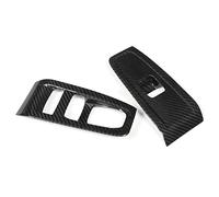 Dioche Couvercle de Panneau de Commande de Fenêtre de Porte de Levage de Commutateur pour GR86 2022+ et 2022+ | Autocollant de Cadre de Décoration de Bouton en Fibre de Carbone Sèche | Installation