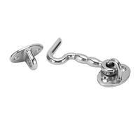 Dioche Crochet de Verrouillage de Porte Robuste, Crochet de confidentialité avec Loquet à œil, en Acier Inoxydable 304 pour Bateau, Bateau, Yacht