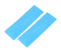 Dioche Cuillère Doseuse Plate Ensemble de Cuillères Doseuses Plates 2 Pièces, Cuillère Doseuse Polygonale 3 en 1, Ustensile de Cuisine Pliant, Grande Taille, bleu. (BLUE)