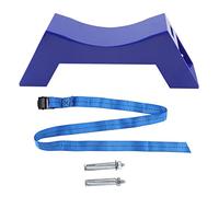 Dioche Cylindre Mur Mourisé Plastique Cylindre Mur Mur Mound Bracket Gas Bracket Cylindre avec une Vise Expansion Sangle de sécurité pour les Hôpitaux Laboratoires (BLUE)