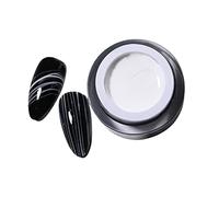 Dioche Dessin Spider Gel Nail Art Peinture Outil Professionnel DIY Kit de Manucure pour Débutants et Professionnels Blanc Noir Or Argent 30g (4)