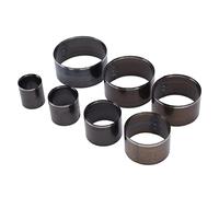 Dioche Emporte Piece Rond pour Cuir, Outil de Découpe du Cuir, 7 Pièces, Haute Dureté, Incisif, Ensemble de Perforateurs de Trous en Acier à Haute Teneur en Carbone pour Traitement du Bricolage
