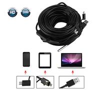 Dioche Endoscope USB Haute Résolution 720p avec une Caméra étanche Flexible de 20 M pour une Inspection Complète de Tuyaux et de Voitures