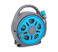 Dioche Enrouleur de Tuyau d'arrosage Enrouleur de Tuyau avec d'eau Extensible de 16 M, 7 Modes de Pulvérisation de 'arrosage, Pression Réglable, ABS Durable, Comprend un Arroseur et des