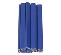 Dioche Ensemble de Crayons pour le Travail du Bois, Ensemble de Crayons de Charpentier de 7 Pouces avec Taille-Crayon - Crayon de Marquage Octogonal Plat pour les Projets de Menuiserie Détaillés