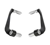 Dioche Ensemble de Protection de Leviers de Moto - Protecteur de Guidon de Frein en Alliage d'aluminium pour Motos, Voitures électriques et Vélos de Montagne (SILVER)