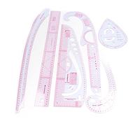 Dioche Ensemble de Règles de Couture Métriques de 7 Pièces de Règle en Tissu, Règle de Fabrication de Motifs de Courbe Française, Outil Essentiel pour les Tailleurs et les Designers Débutants,