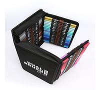 Dioche Ensemble de Stylos Pinceaux à Double Pointe - 120 Couleurs Vives avec Pinceau et Pointes Fines pour Artistes, Débutants, Calligraphie et Journal - Design Ergonomique et Rangement Portable