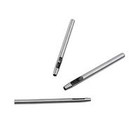 Dioche Ensemble d'outils pour le Cuir, Poinçon Creux de 2mm, 10 Pièces, Perforateurs en Acier Robustes pour l'artisanat du Cuir, Tailles de 0.5 à 5mm pour les Ceintures et Plus Encore