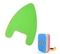 Dioche Ensemble Flotteur et Planche à Dos en Mousse pour Enfants, Conception Hydrodynamique, Ceinture Réglable, Développement de la motricité, Planche de Natation avec Bonne flottabilité, (Vert et