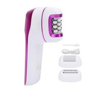 Dioche Épilateur Tondeuse 3 en 1 pour Femme, Dispositif D'épilation à Tête Flottante, Dissolvant électrique de Callosités des Pieds avec 3 Têtes Remplaçables pour des Soins de la Peau