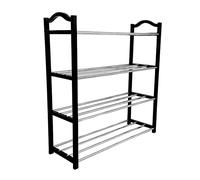 Dioche étagère à Chaussures Shoe Cette étagère à Chaussures à 4 Niveaux de Grande capacité Est Une unité de Rangement de Multifonctionnelle et Un Partenaire Idéal pour Une Armoire Peu encombrante.