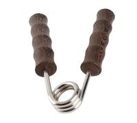 Dioche Exerciseur avec Manche en Bois - Renforceur de Poignée en Bois - Exerciseur de Poignet et d'avant-bras - Entraîneur de Force de Préhension Portable pour la Maison, le Bureau et les Voyages