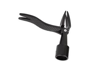 Dioche Extracteur de Mauvaises Herbes PulStand Up à 4 Griffes, Outil de Désherbage Portable en Alliage d'aluminium avec Conception Antidérapante à 4 Griffes pour Une élimination Efficace des