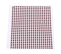 Dioche Eyes 4mm Bait 500pcs Yeux de Leurre de Pêche 3D - Matériau époxy, Design Réaliste, Adhésif Puissant, Parfait pour Les Leurres, Les Gabarits et l'artisanat - Rouge, doré, Argent (5 millimètres)