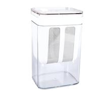 Dioche Filtre à Yaourt Grec de 1 Gallon - Filtre à Yaourt Durable en Acier Inoxydable AS PET de Grande capacité, adapté à un Usage Domestique comme Outil de Séparation du lactosérum.