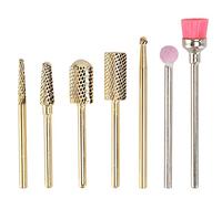 Dioche Forets à Ongles Tête de Meulage Outil Professionnel D'élimination des Peaux Mortes Ensemble de Têtes de Polissage de Ponçage pour Salon de Manucure Usage Domestique Céramique (GH-02)