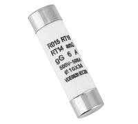 Dioche Fusible 6A 500V 10X38 avec Dispositif Indicateur 10Pcs Haute Breakingacity en Céramique Montage Trou Traversant