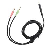 Dioche G4ME One Câble Casque de Jeu pour G4ME One/PC 373D / PC37X / GSP350 / GSP500 / GSP600 - Fil tressé OFC Durable, Prise Plaquée Or 3,5 Mm Haute fidélité, (Version Ordinateur)