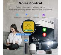 Dioche Garage Module de Contrôleur d'ouvre-porte de Garage - TéléCommande de Téléphone Portable avec Application, Commande Vocale Compatible avec et Home