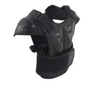 Dioche Gilet d'armure d'équitation pour Moto et équipement de Protection Dorsale pour Enfants, Coque PE et Mousse EVA Résistante aux Chocs avec Design Réfléchissant (S)