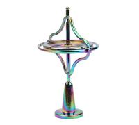 Dioche Giroscopio Gyroscope en Alliage pour Soulager Le Stress du Bout des Doigts - Jouet de Décompression Anti-gravité pour Adultes - Design plaqué Or Attrayant - Parfait pour Soulager Le Stress et