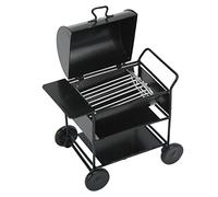 Dioche Grill Small Toy Dollhouse Miniature BBQ Grill Modèle 1/12 Échelle Fer Mini BBQ Four RC Accessoires de Décoration de Voiture - Conception Réaliste pour 1/10 RC Crawlers