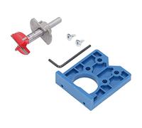 Dioche Guide de Perçage Foret de Gabarit de Charnière dissimulé Ensemble d'outils de Coupe de Charnière de 35 Mm pour un Perçage Précis des Meubles - Kit Complet avec Foret en Carbure de Haute