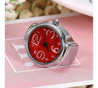 Dioche Horloge Annulaire élégante, Unisexe, Montre à Quartz Classique, Garde l'heure Précise, Adaptée aux Dates, aux Fêtes ou à Un Usage Quotidien. (Rouge)