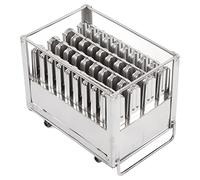 Dioche Ice 85ml Moules à Glace Robustes en Acier Inoxydable, Moules à Glaces à Glace DIY, Accessoires de Bloc de de Cuisine épais, Sûrs, Fiables et Essentiels