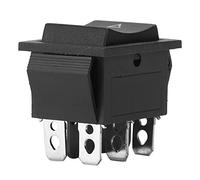 Dioche Interrupteur à Bascule de Position, Interrupteur à Bascule momentané à 3 Positions Marche/arrêt sur 6 Broches Universel pour Voitures, Motos, Bateaux - électrique Durable pour Accessoires de