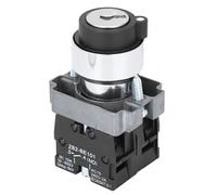 Dioche Interrupteur de Verrouillage à clé 2 PositionsZB2-BE102, Interrupteur de Verrouillage à clé Marche/arrêt à 2 Positions, Anti-oxydation, Haute conductivité, 240 V/3 A, adapté à Diverses